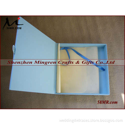 PU Leather Wedding Photo Album Box